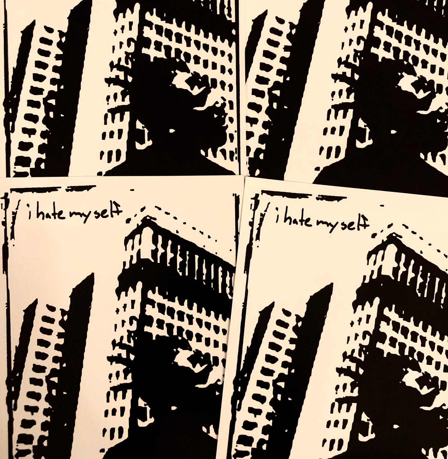 I HATE MYSELF "Four Songs" Sticker