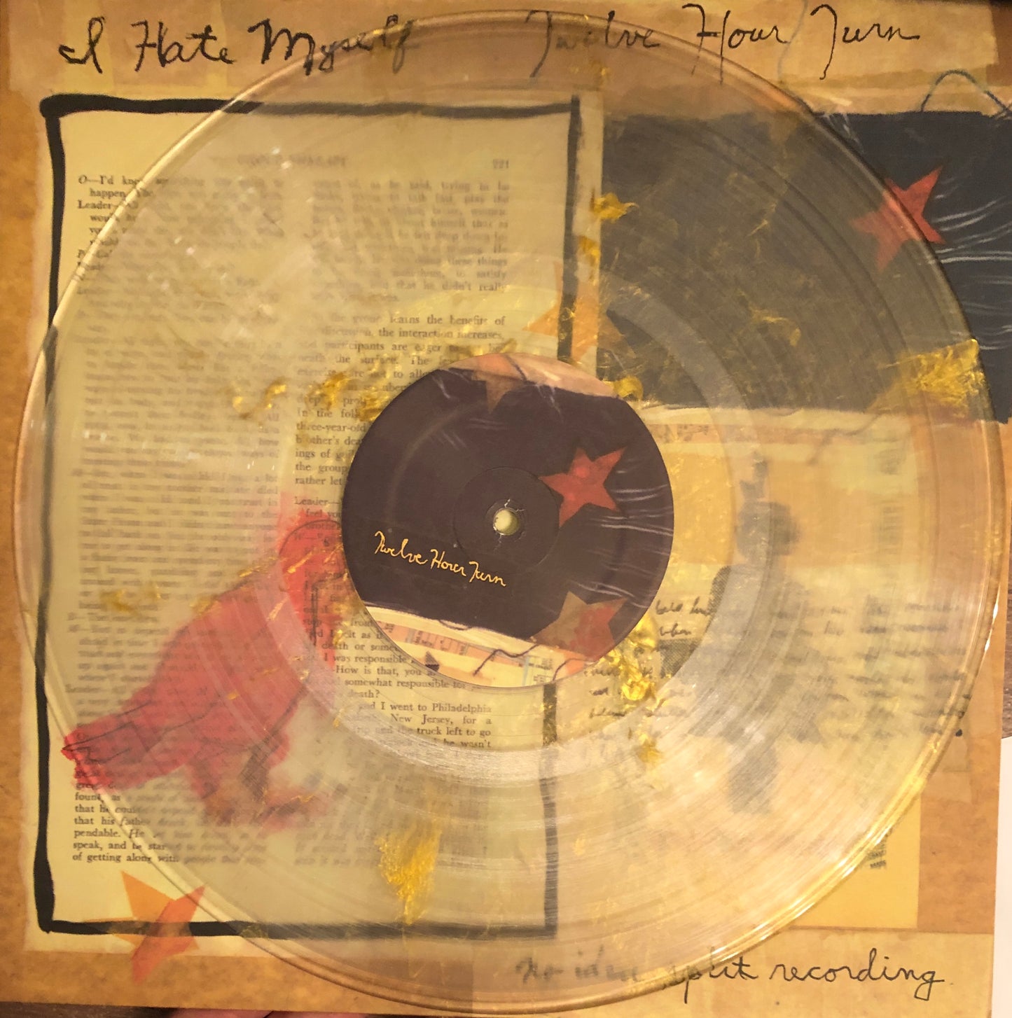 I HATE MYSELF/TWELVE HOUR TURN "Split" (LTD to 220) LP