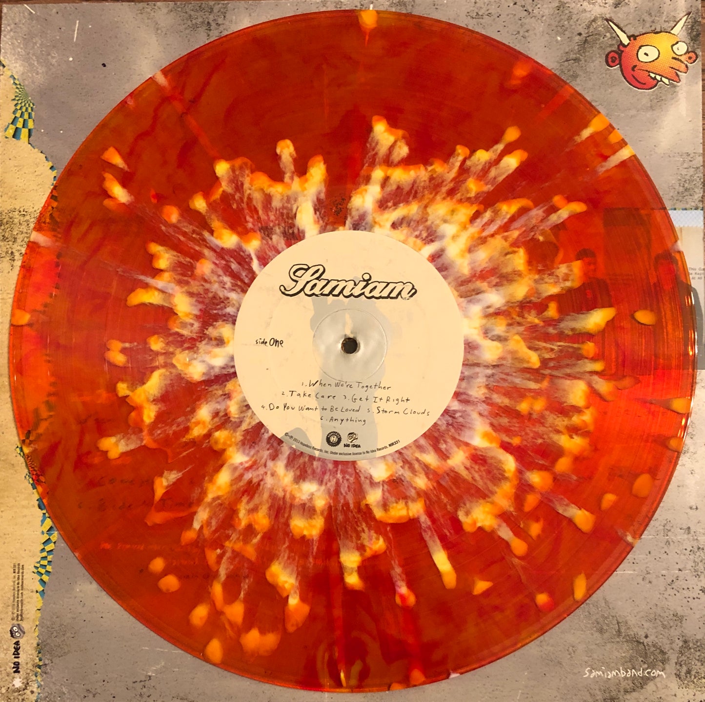 SAMIAM "Whatever's Got You Down" SPLATTER (LTD to 100)