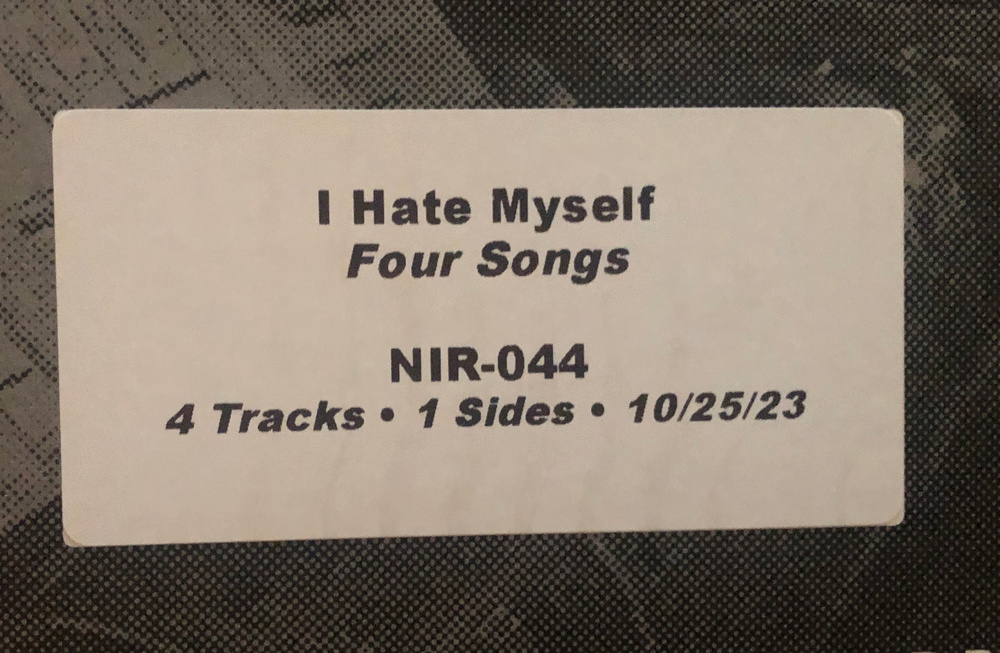 I HATE MYSELF "Four Songs" TEST PRESSING LP