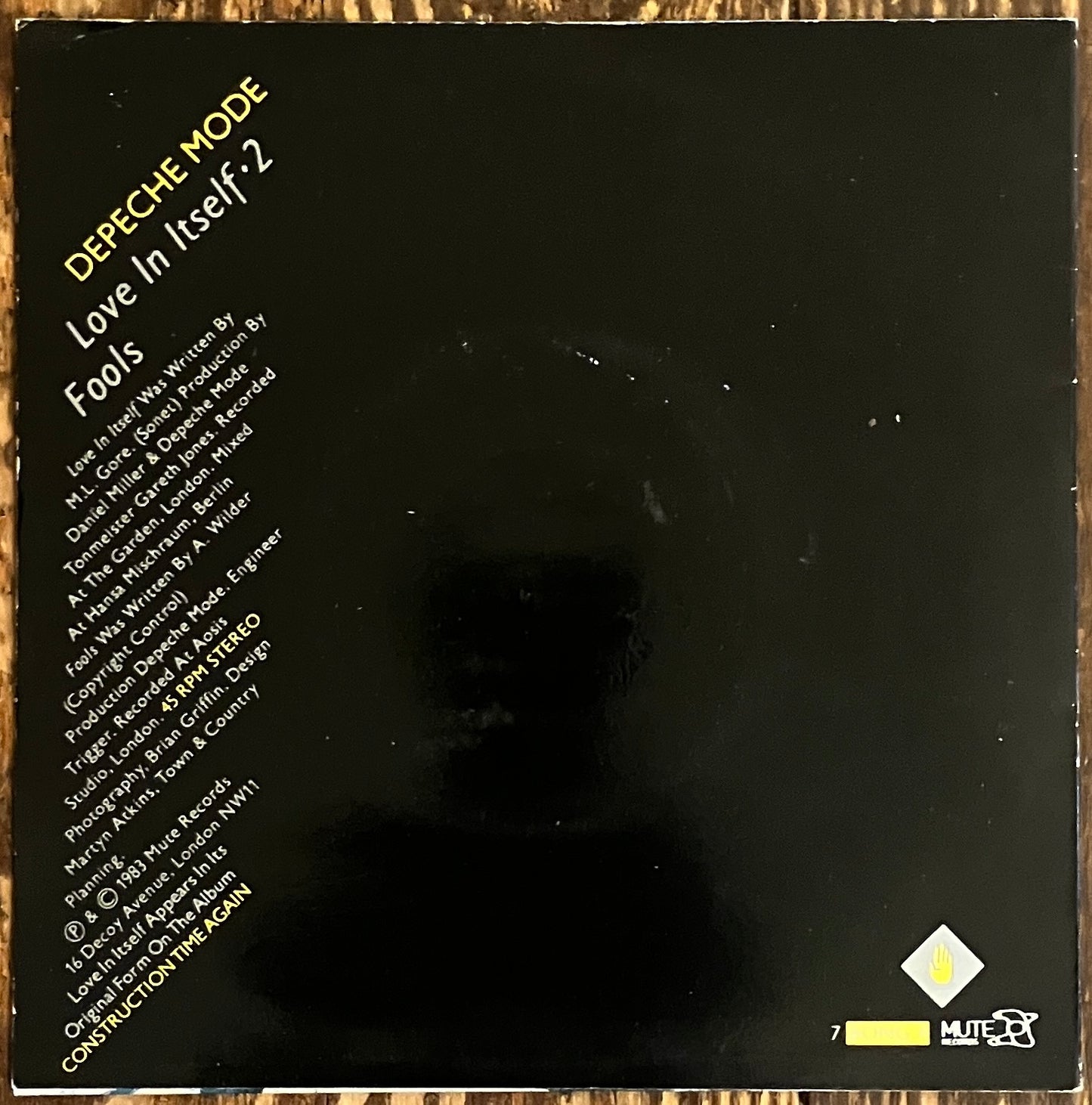 DEPECHE MODE "Love In Itself"