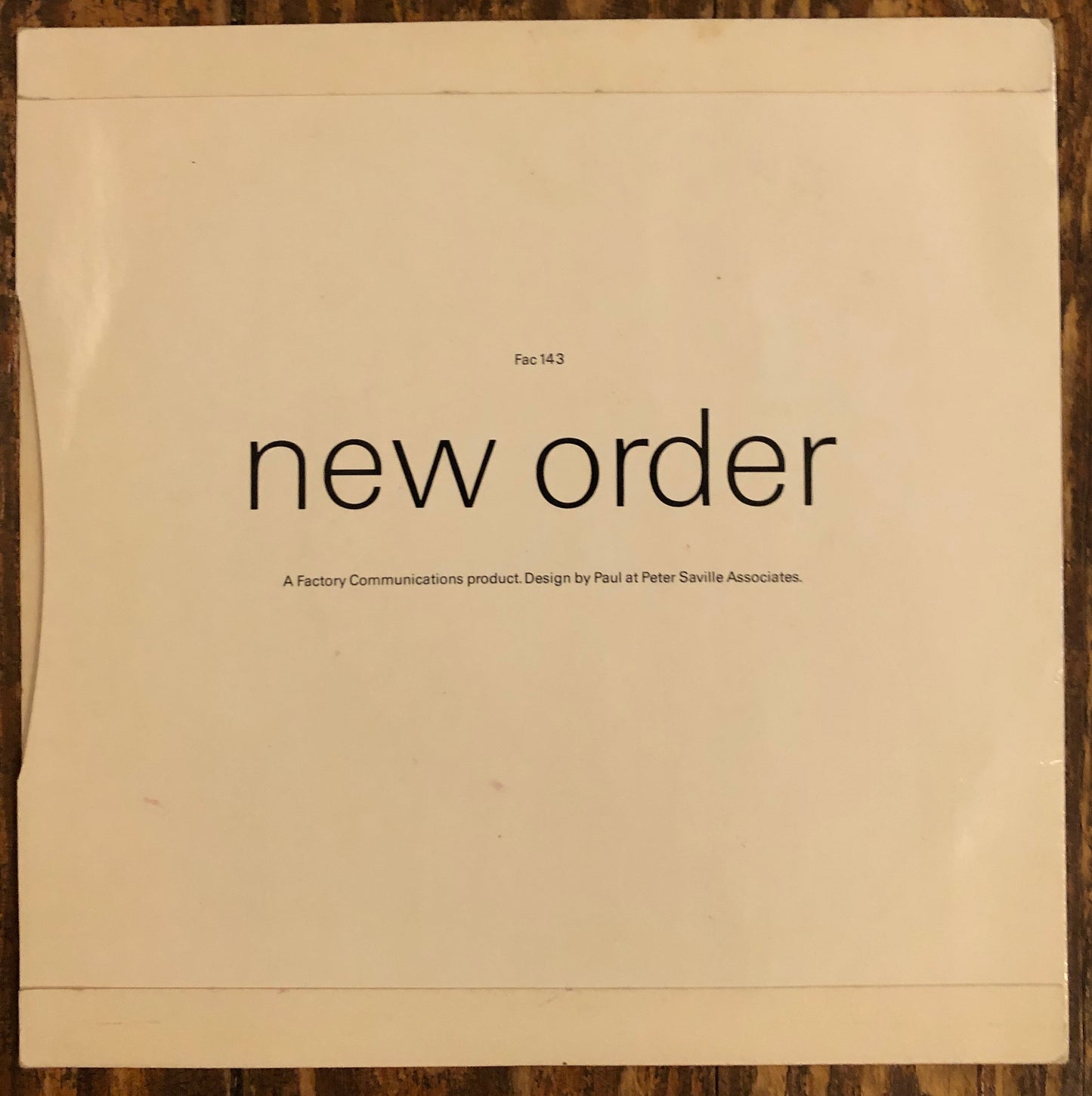 NEW ORDER "Shellshock"