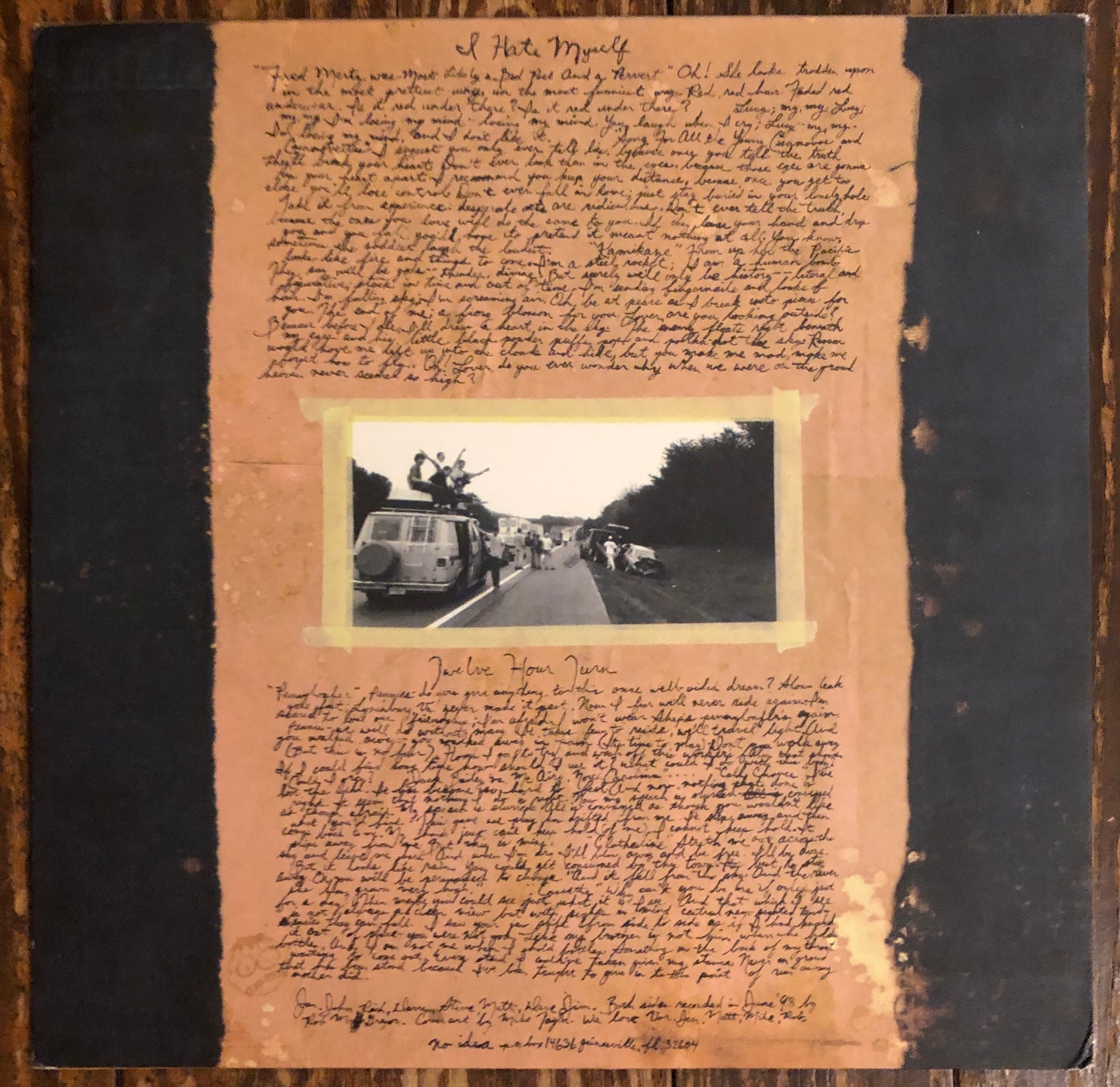 I HATE MYSELF / TWELVE HOUR TURN "Split" (4th Pressing, 2006) LP