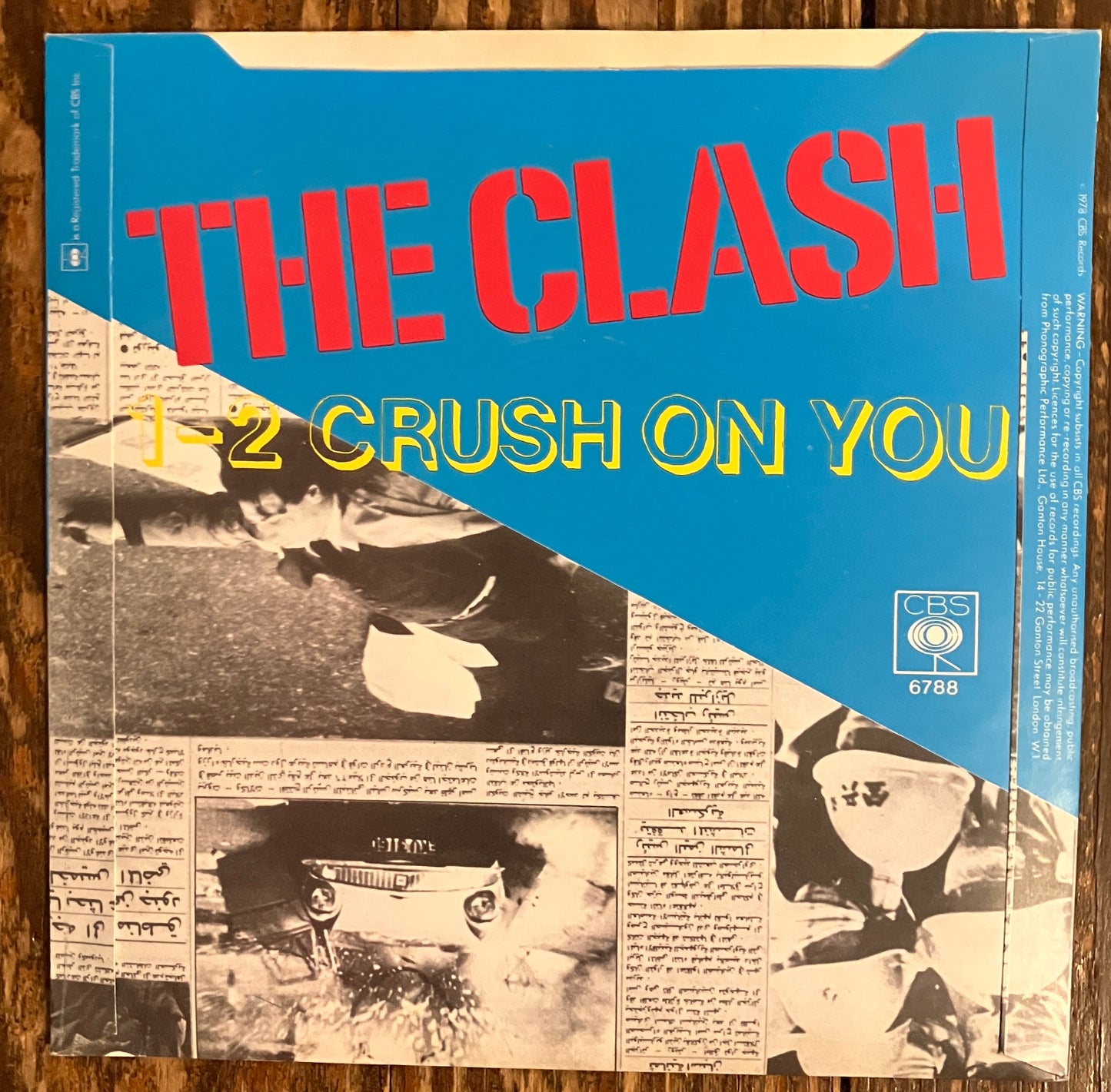 CLASH, THE "Tommy Gun" (UK Pressing)
