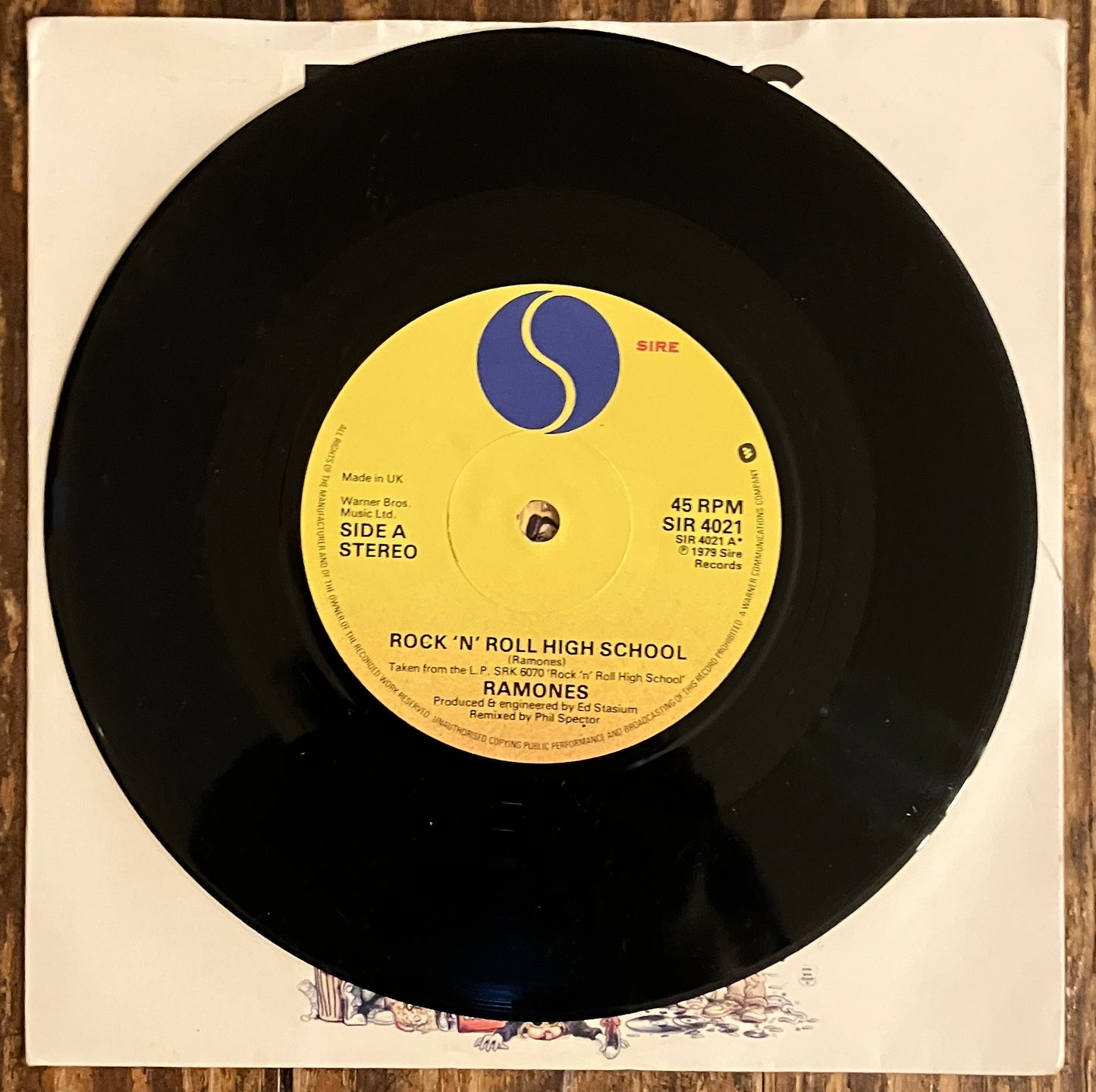 RAMONES "Rock 'n' Roll High School" (UK Pressing)