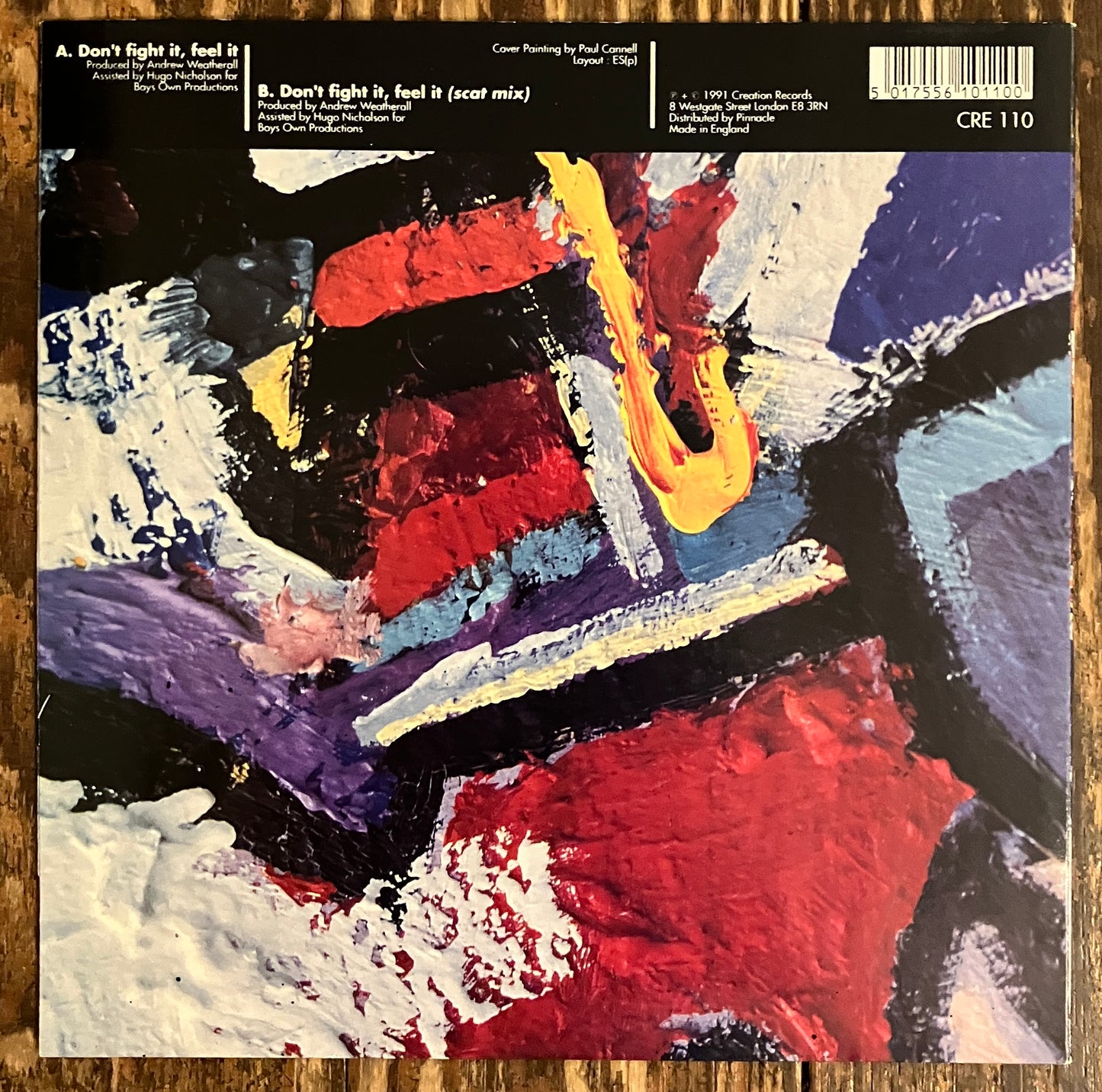 PRIMAL SCREAM "Don't Fight It, Feel It" (UK Pressing)