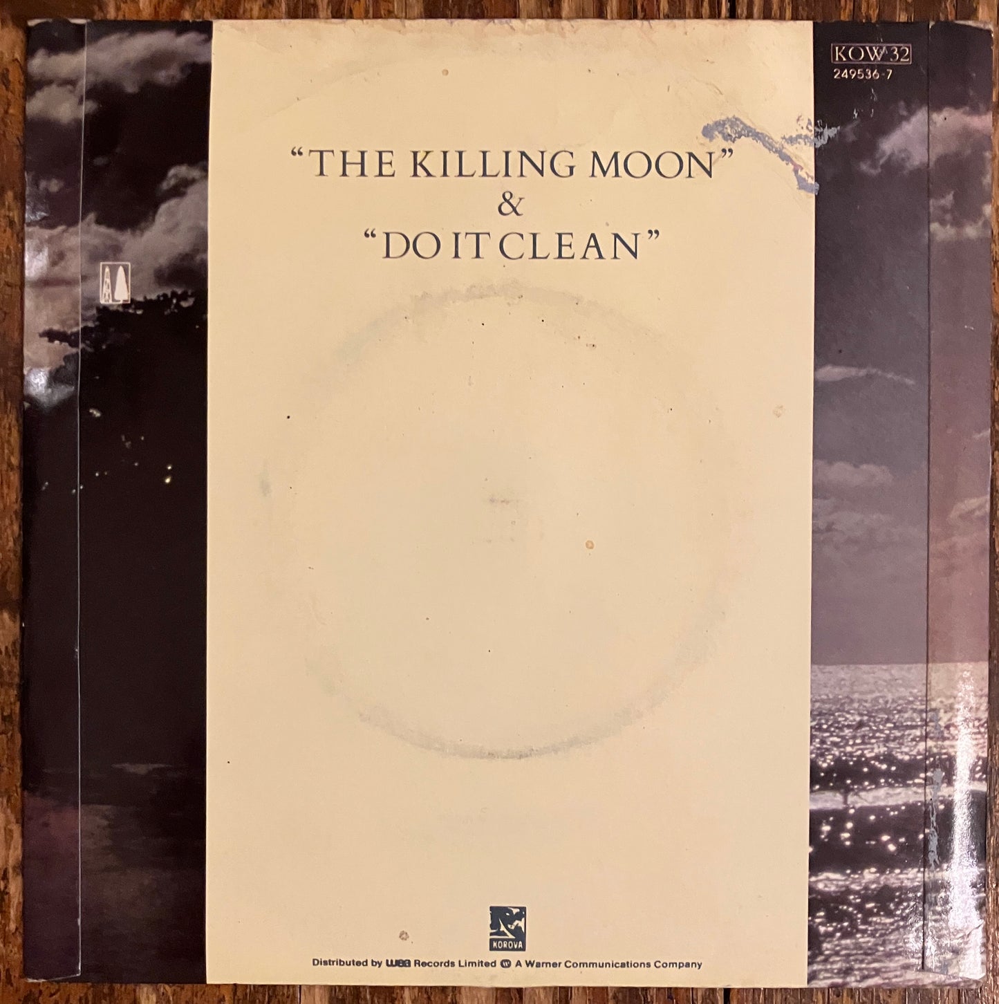 ECHO & THE BUNNYMEN "The Killing Moon" (UK Pressing)