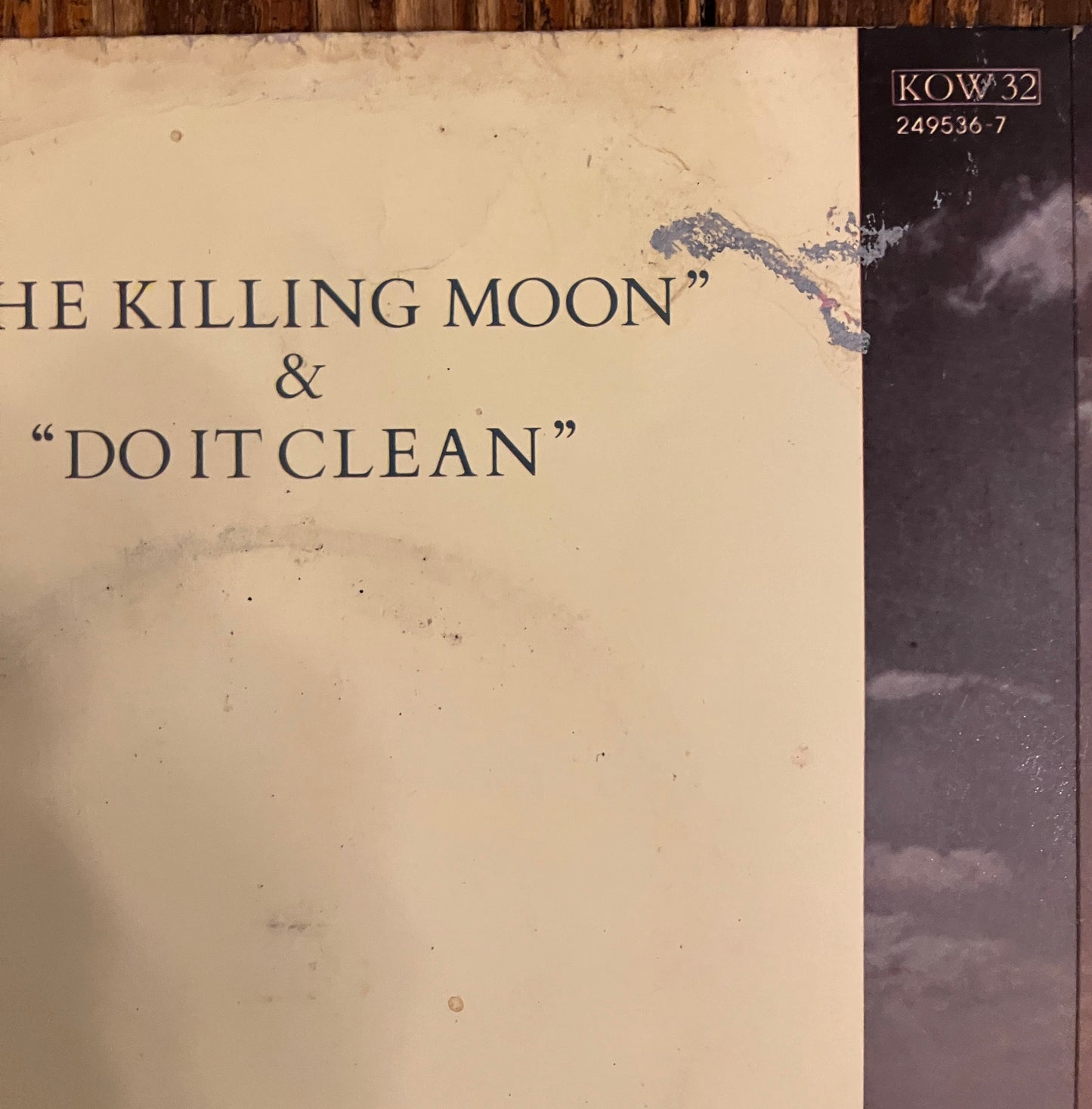 ECHO & THE BUNNYMEN "The Killing Moon" (UK Pressing)