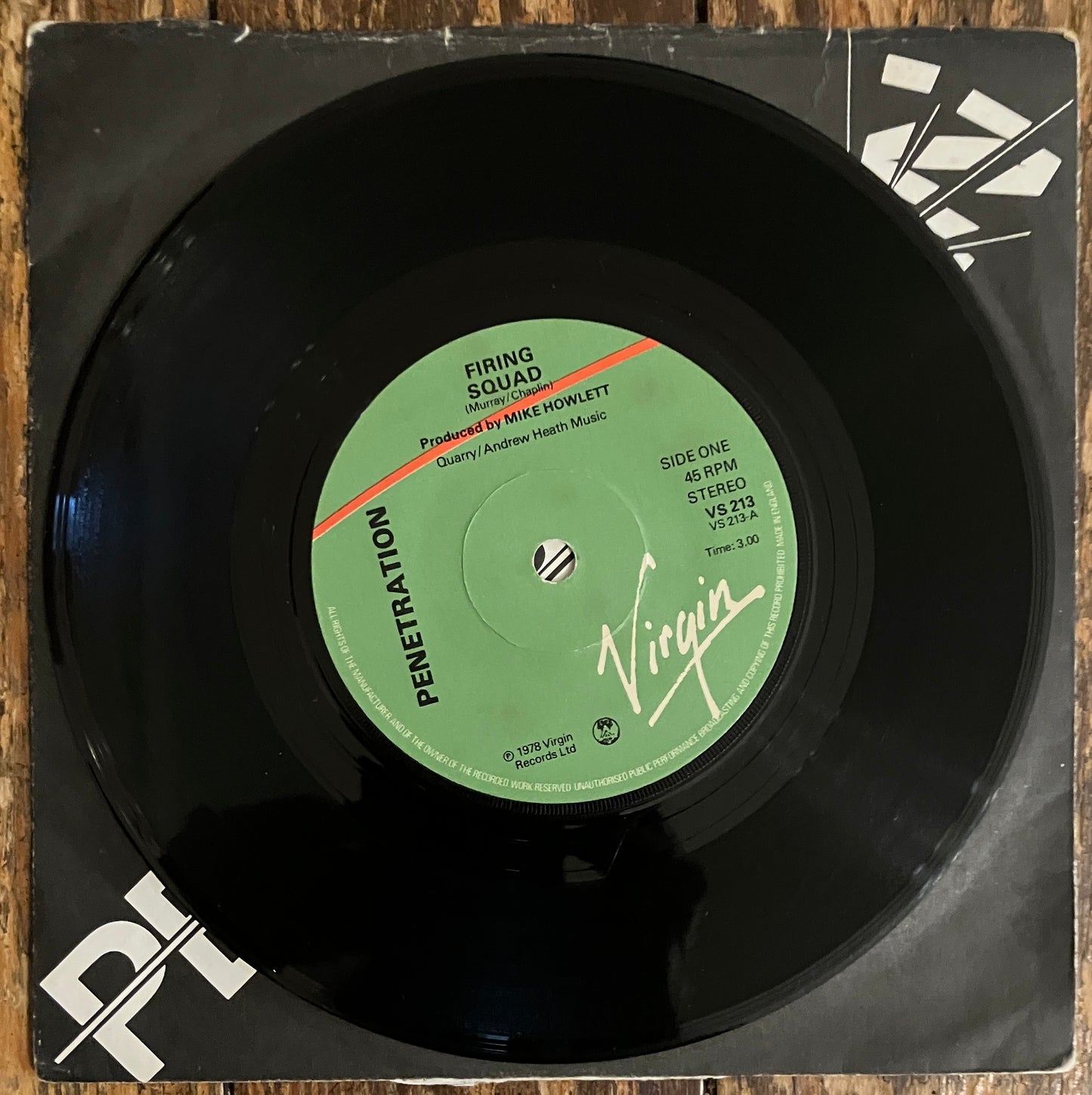 PENETRATION "Firing Squad" (UK Pressing)