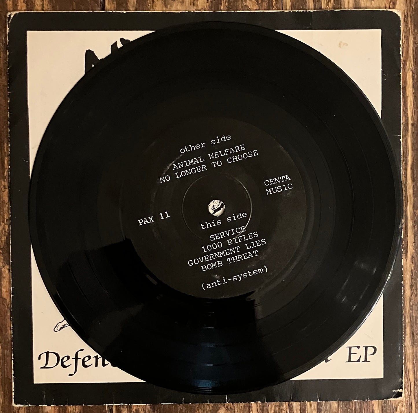 ANTI-SYSTEM "Defence of the Realm" (UK Pressing)