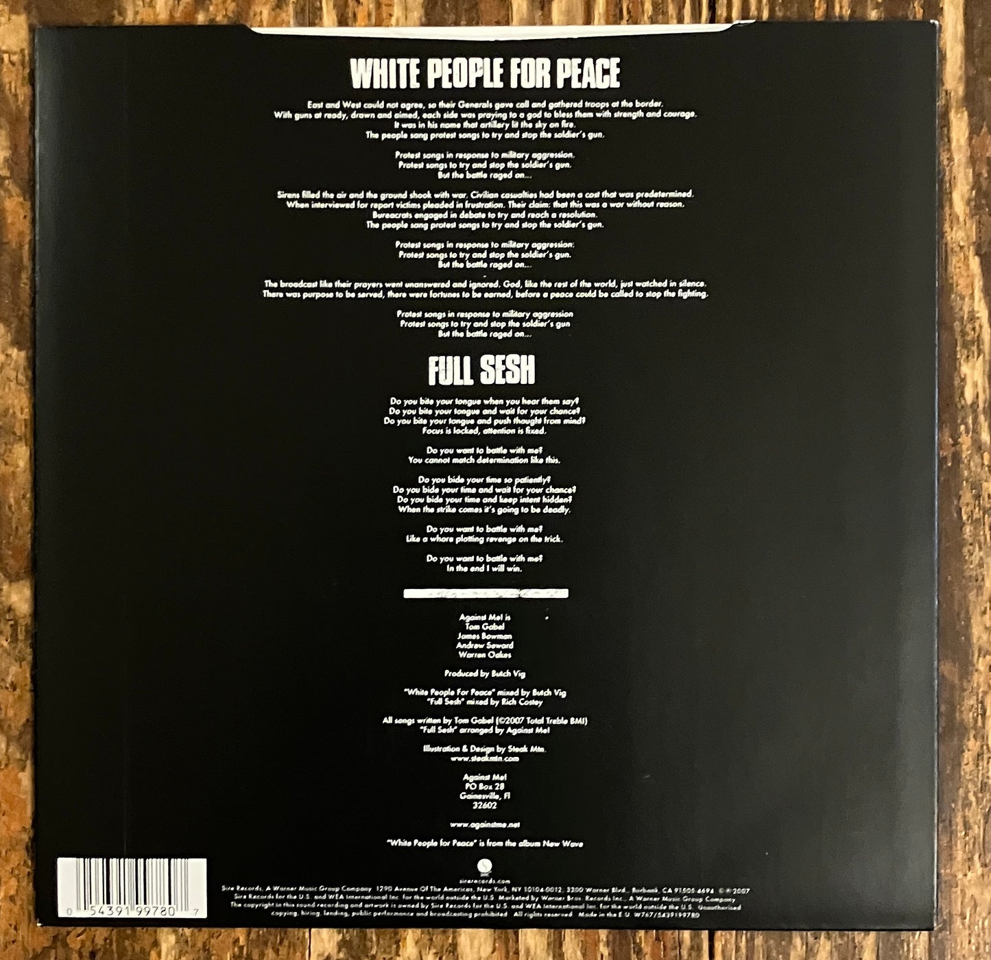 AGAINST ME! "White People For Peace"