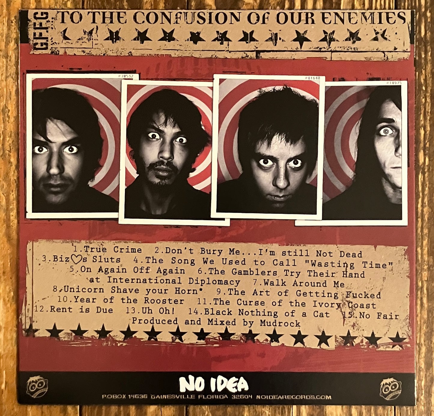 RIVERBOAT GAMBLERS "To the Confusion of Our Enemies"