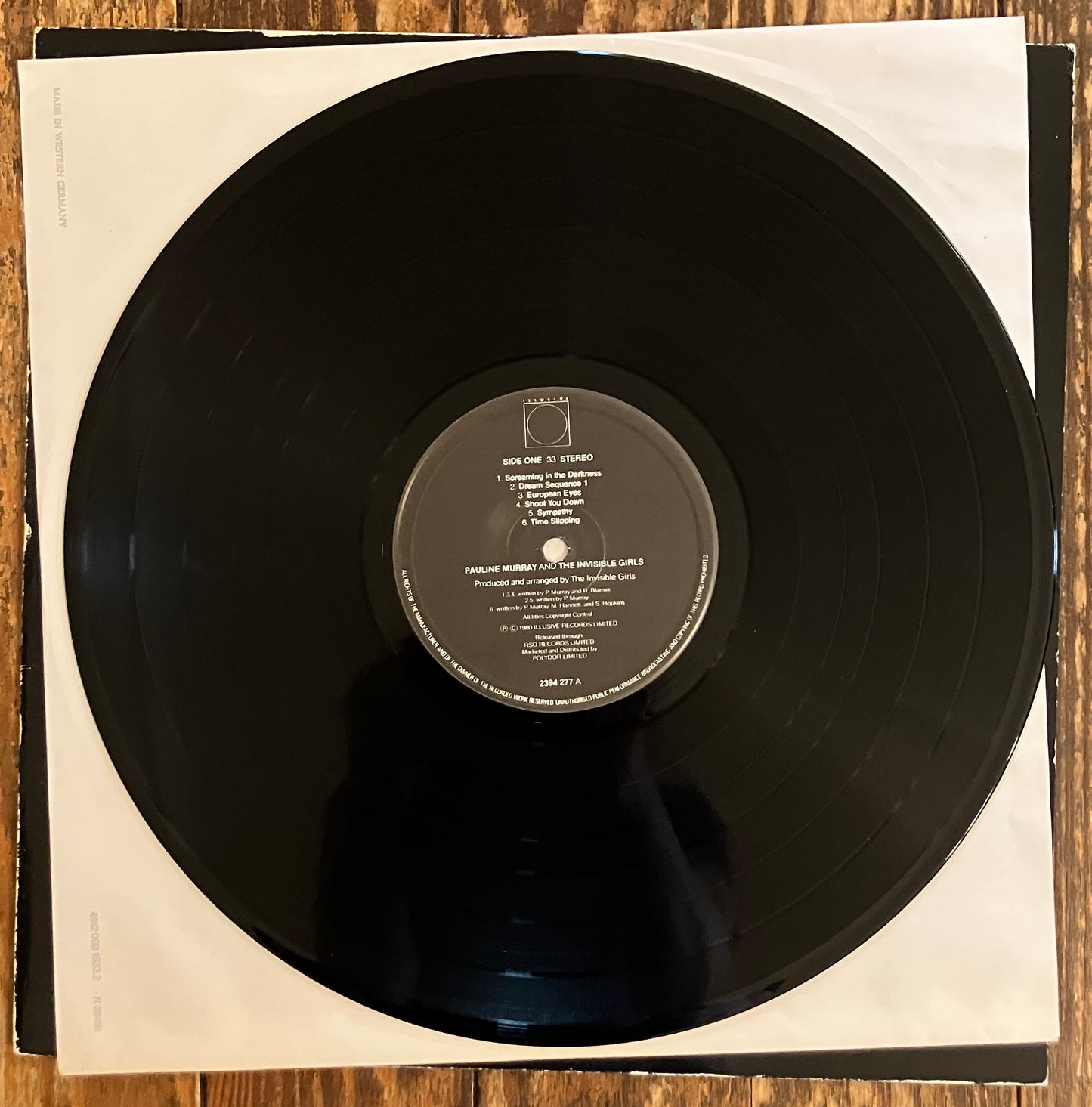 PAULINE MURRAY AND THE INVISIBLE GIRLS "S/T"