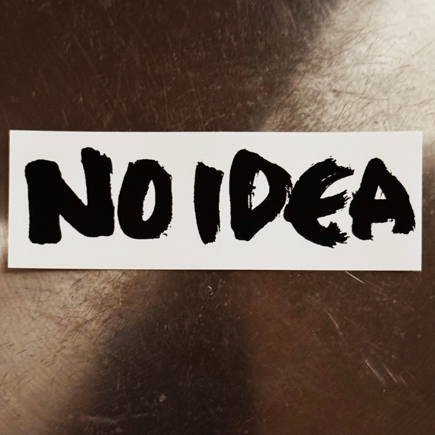 NO IDEA "Logo" Sticker (Black & White)