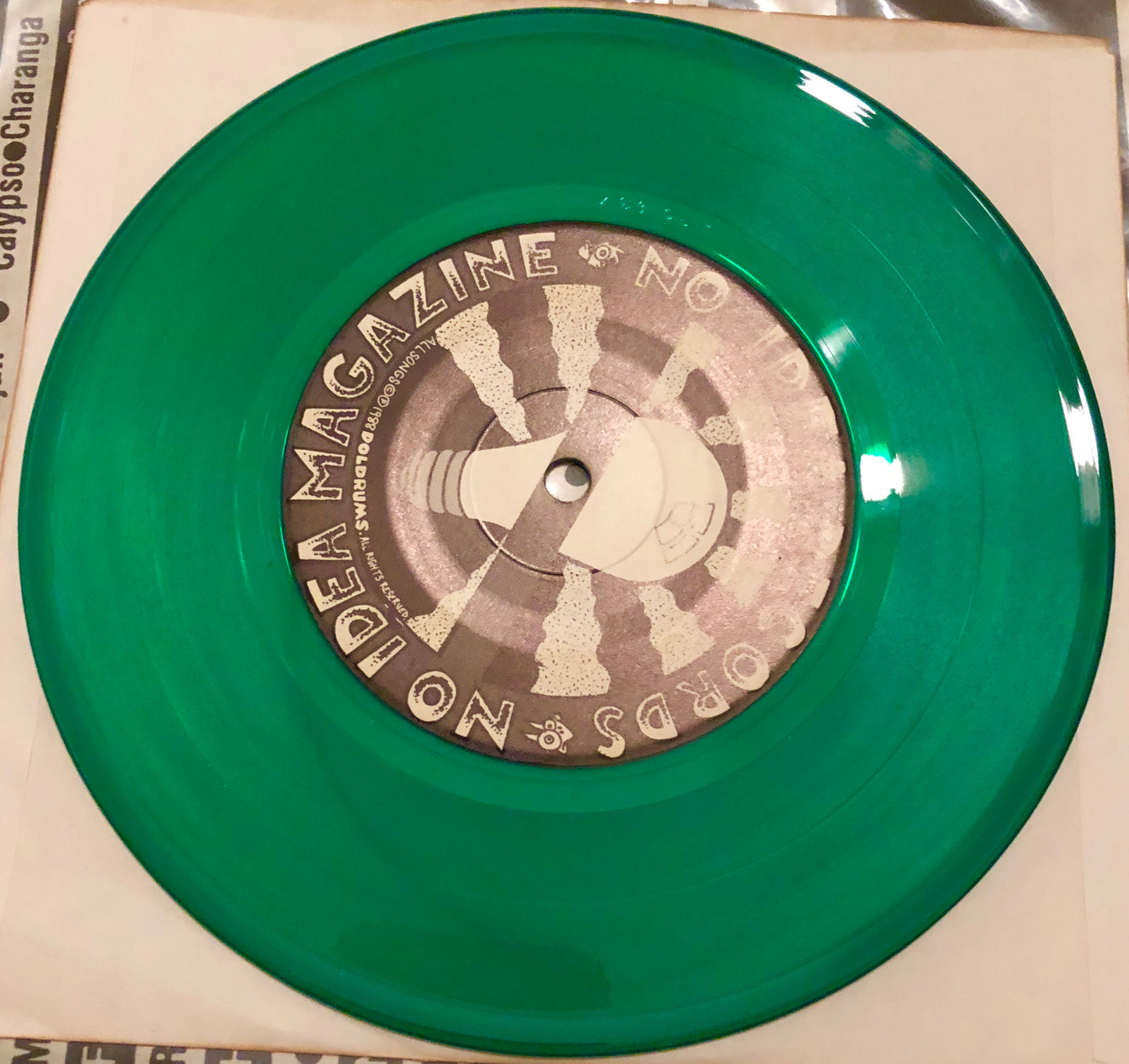 NO IDEA FANZINE #6 with DOLDRUMS record inside (COLORED VINYL)
