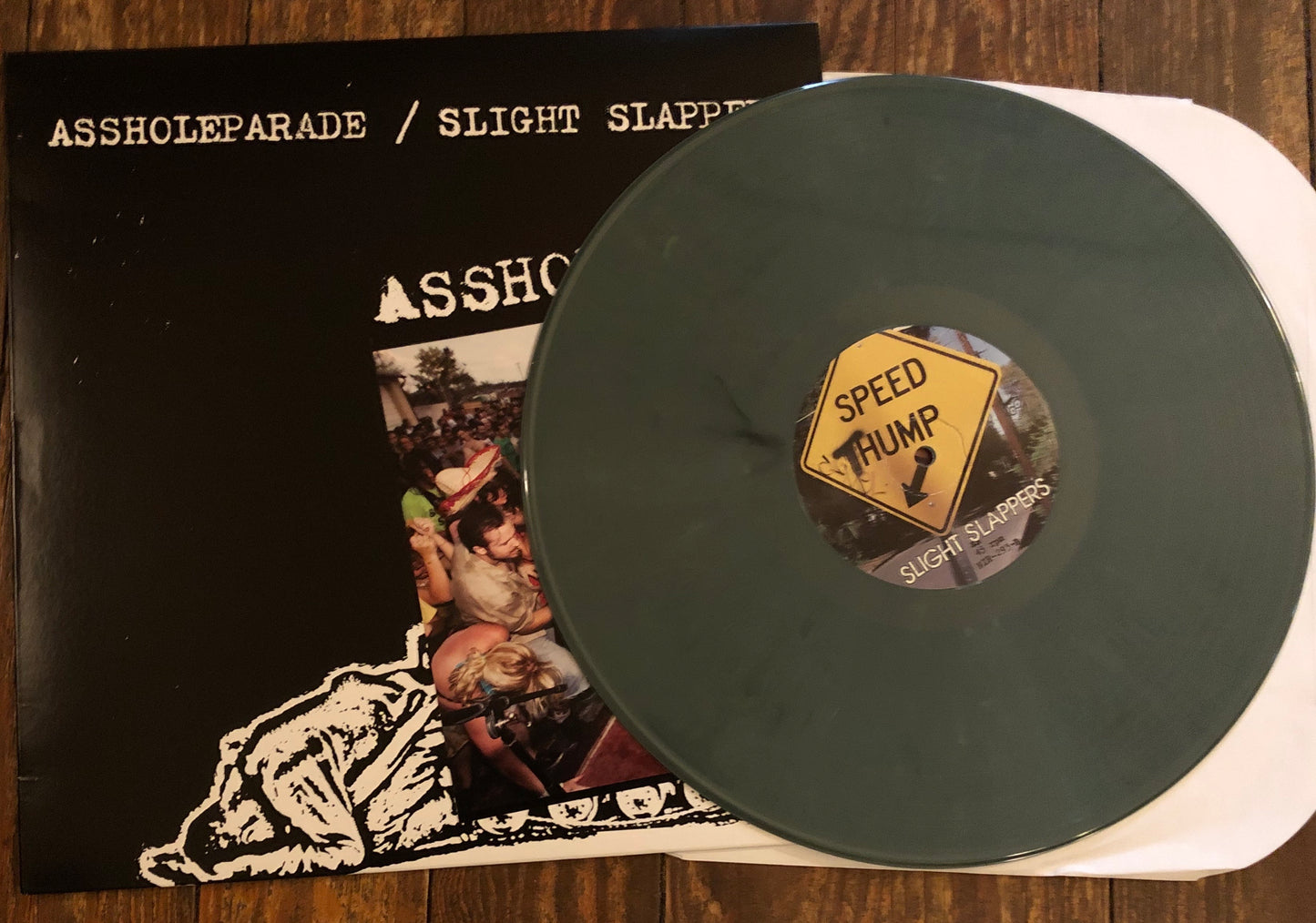 ASSHOLEPARADE / SLIGHT SLAPPERS "Split"