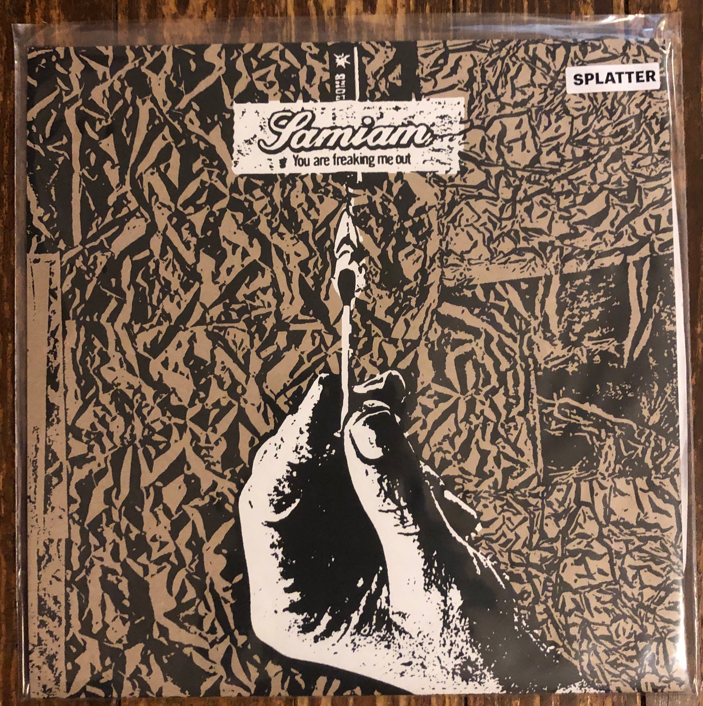 SAMIAM "You Are Freaking Me Out" LTD SCREENPRINTED COVER
