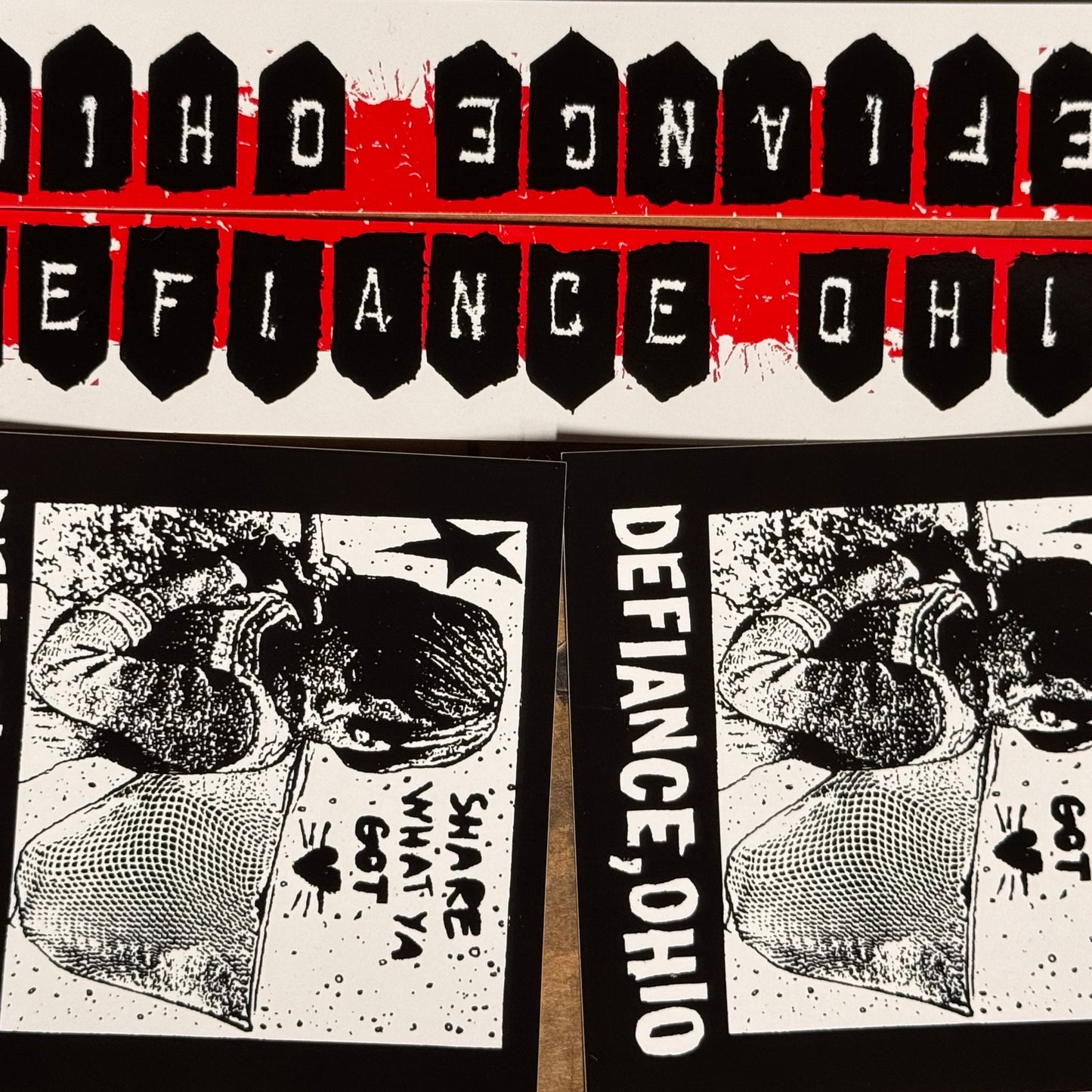 DEFIANCE, OHIO "two of each" Sticker