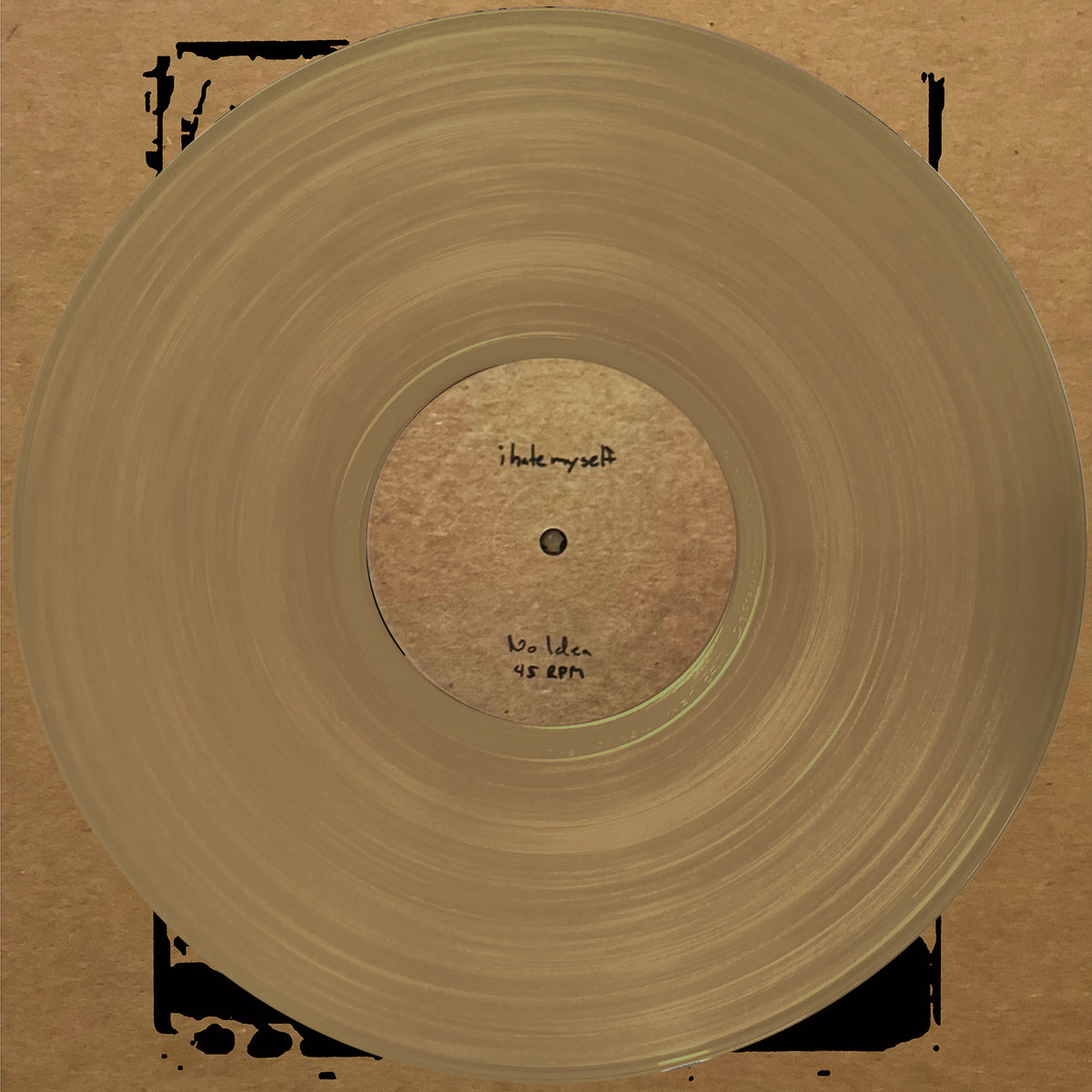 I HATE MYSELF "Four Songs" 12" EP METALLIC GOLD (pre-order)