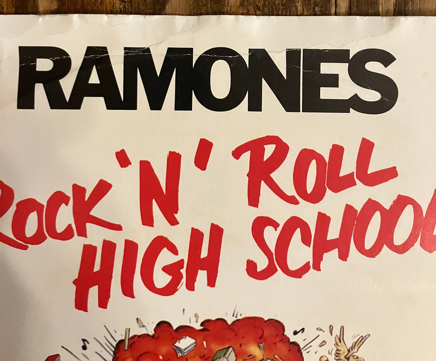 RAMONES "Rock 'n' Roll High School" (UK Pressing)