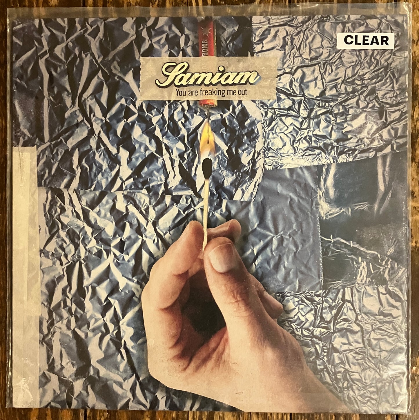 SAMIAM "You Are Freaking Me Out" (CLEAR, LTD to 110)