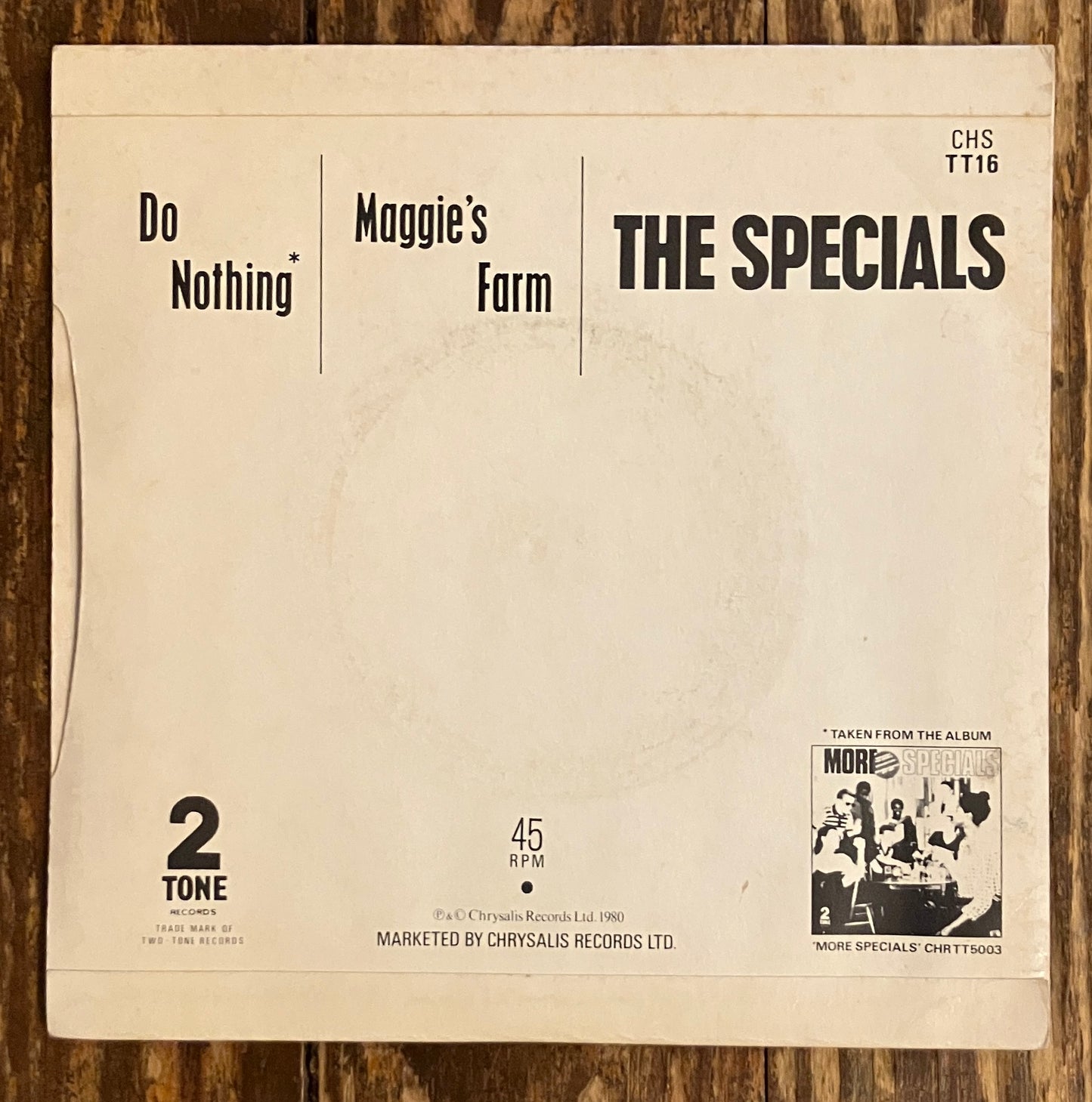 SPECIALS "Do Nothing"