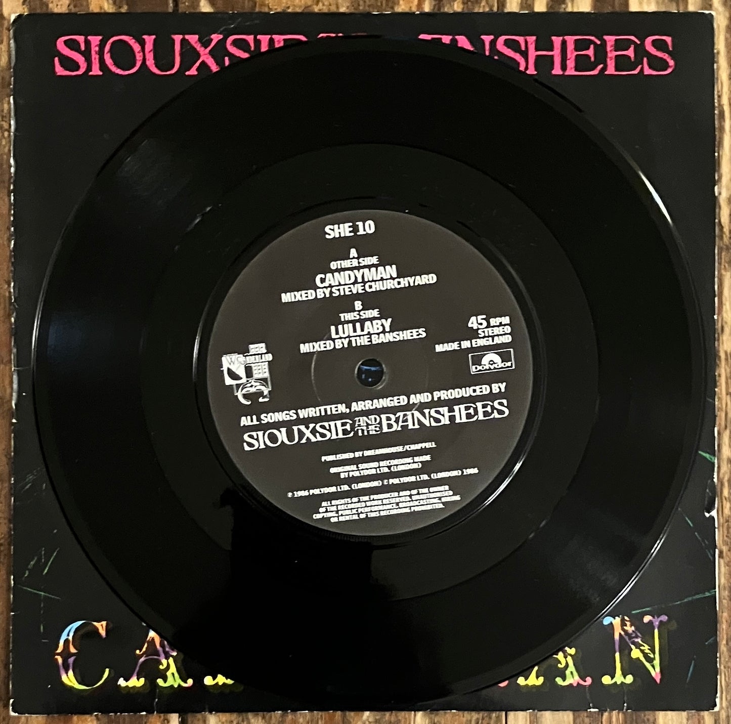 SIOUXSIE and the BANSHEES "Candyman"