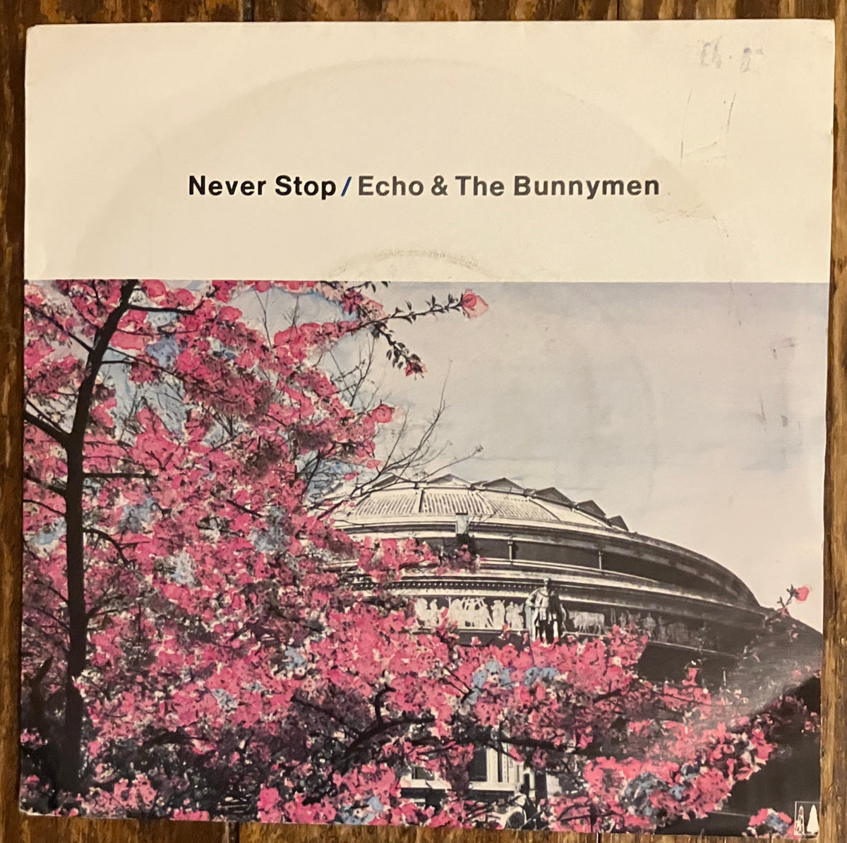 ECHO AND THE BUNNYMEN "Never Stop" b/w "Heads Will Roll"