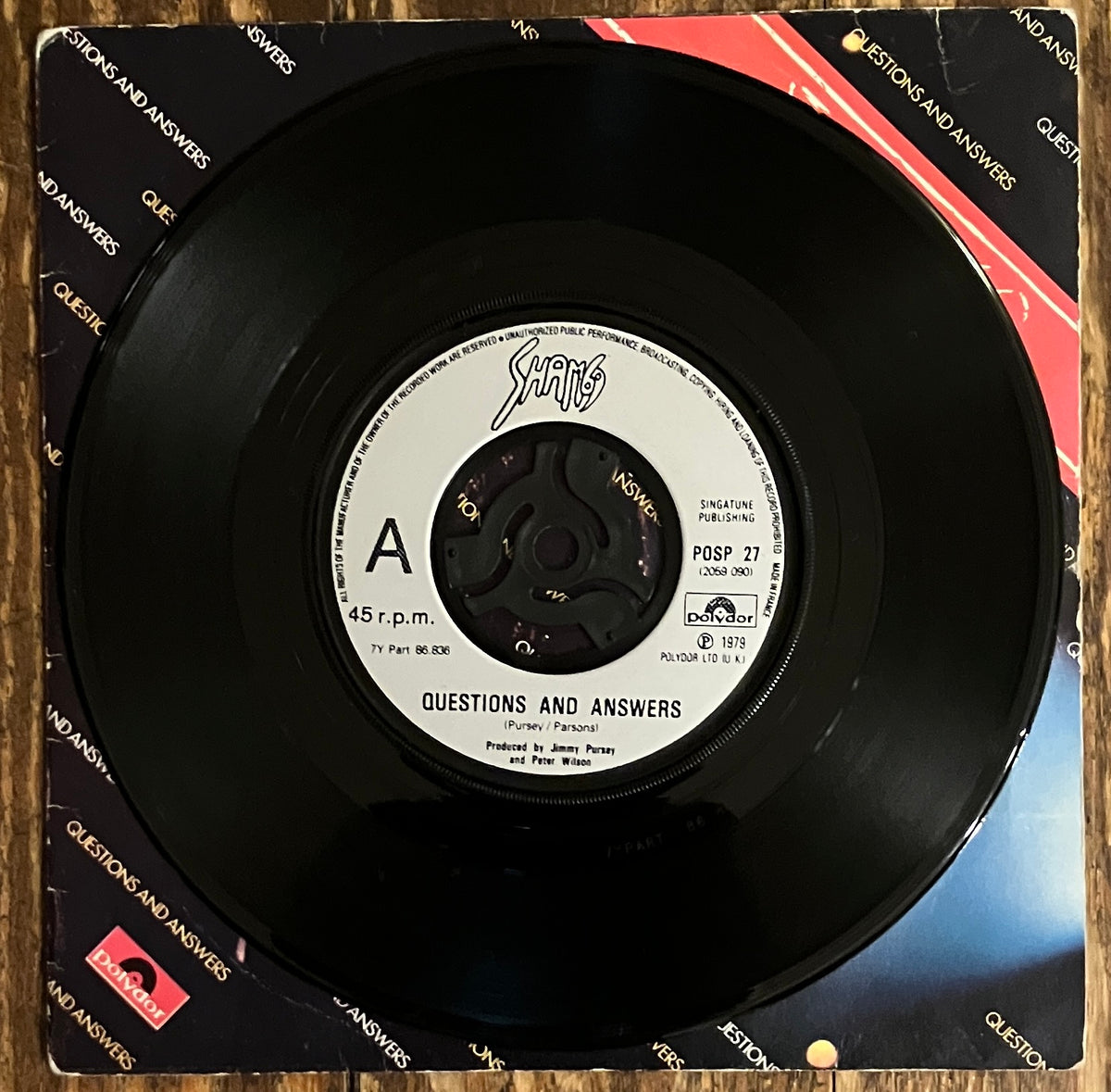 SHAM 69 "Questions and Answers"
