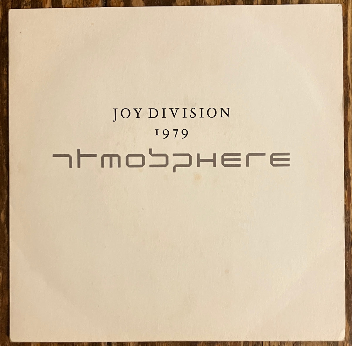 JOY DIVISION "Atmosphere"