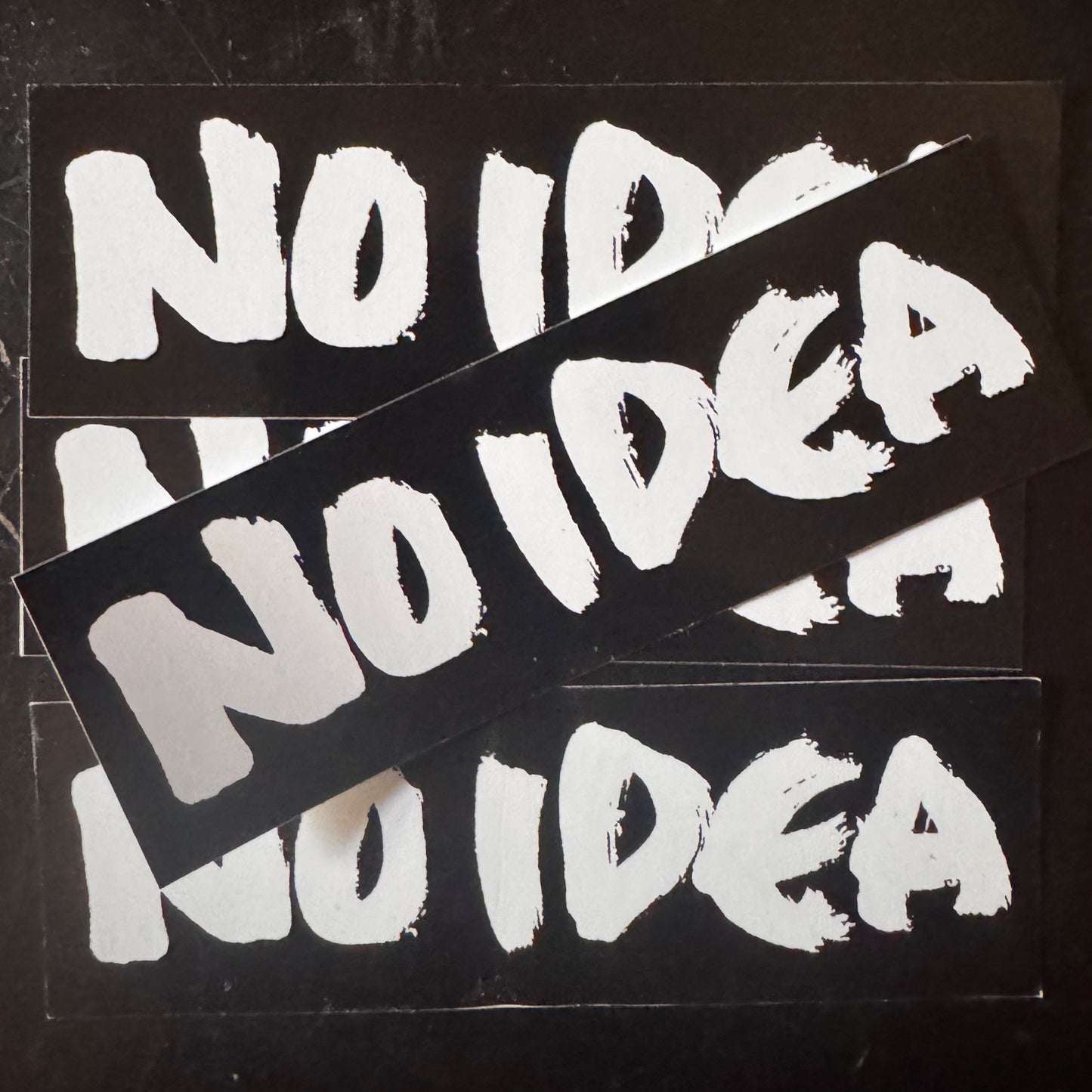 NO IDEA "Logo" Sticker (Purple & White)