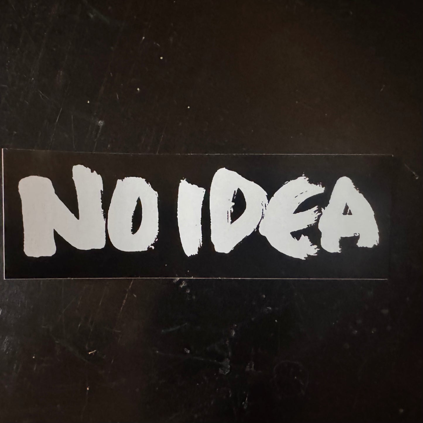 NO IDEA "Logo" Sticker (Purple & White)