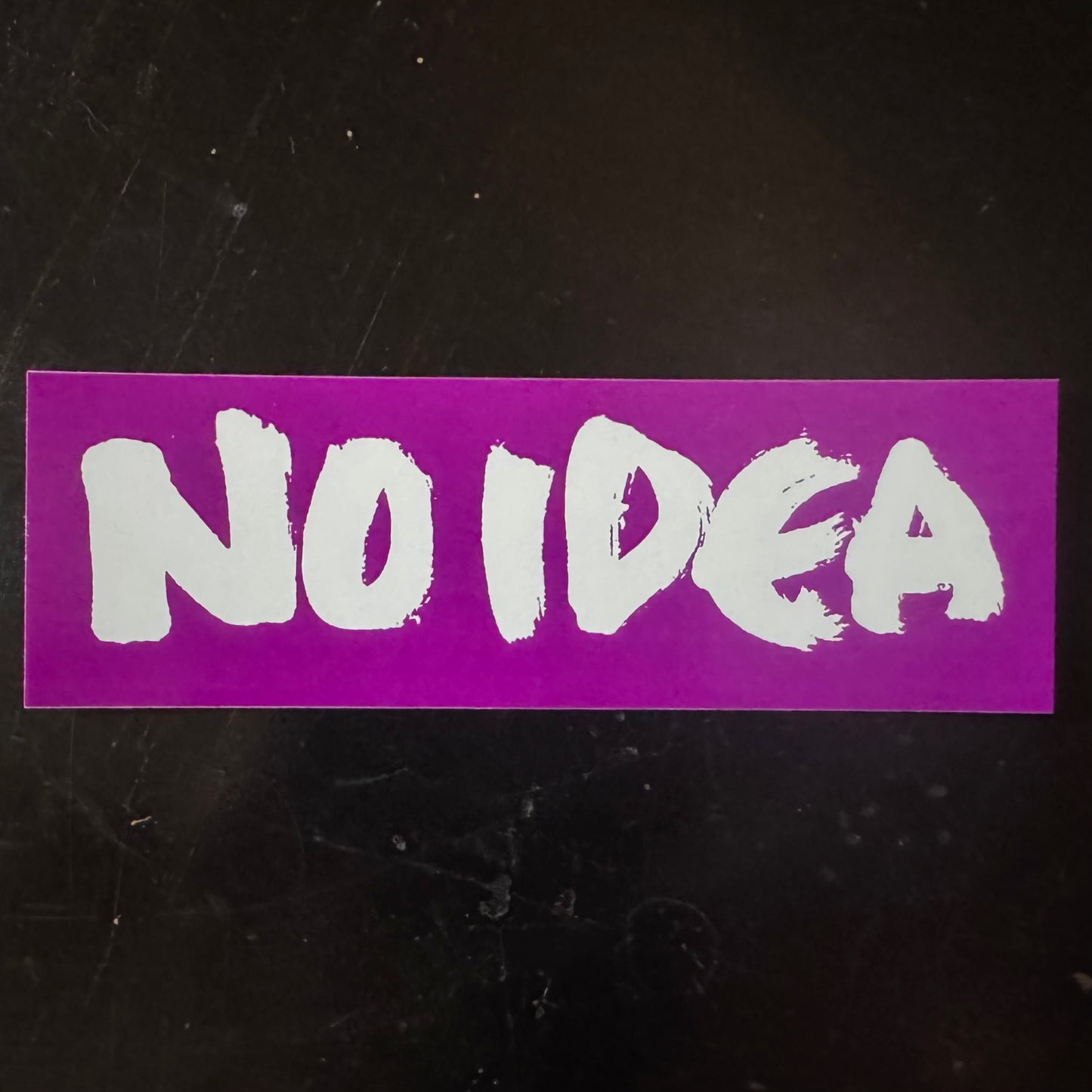 NO IDEA "Logo" Sticker (Purple & White)