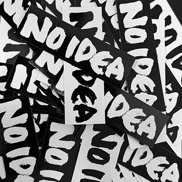 NO IDEA "Logo" Sticker (Black & White)