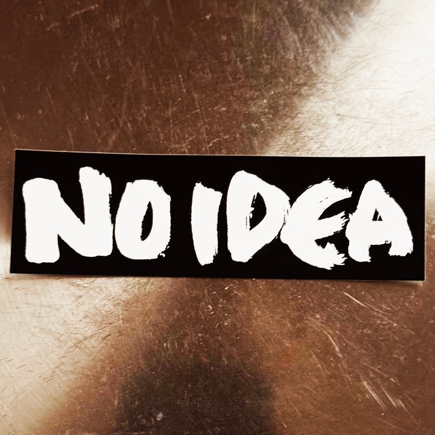 NO IDEA "Logo" Sticker (Black & White)